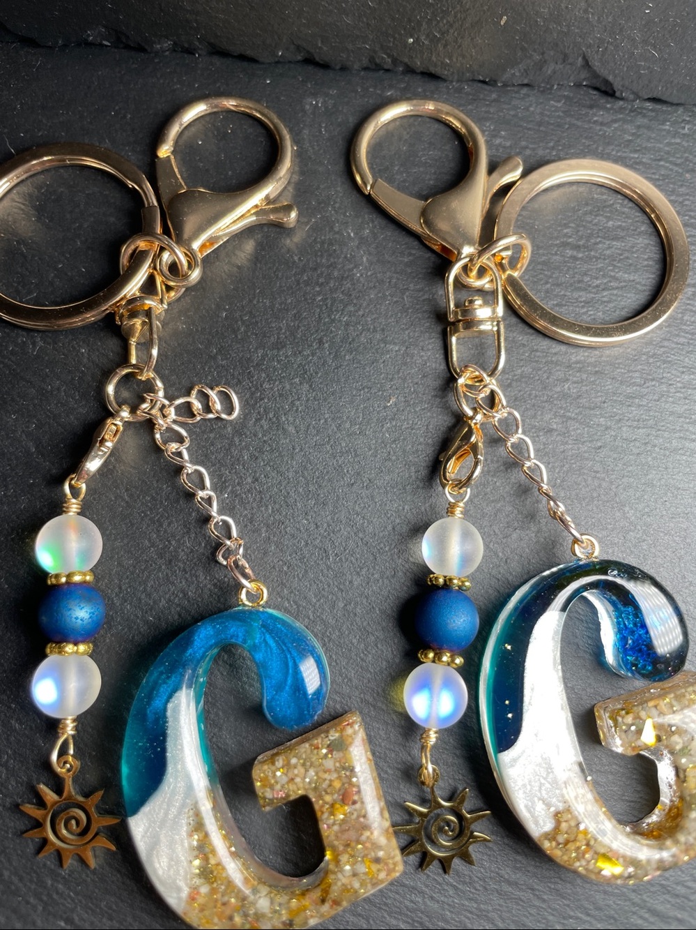 RESERVED Artisan Beach Side Keychains - Picture 2 of 7